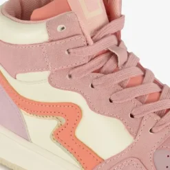 Blue Box Hoge meisjes sneakers pastelroze Clearance