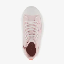 Blue Box Hoge meisjes sneakers roze met hartjes New