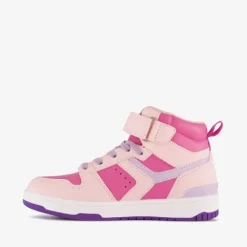 Blue Box Hoge meisjes sneakers roze paars