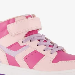 Blue Box Hoge meisjes sneakers roze paars