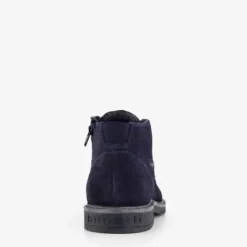 Bugatti Hoge suede heren veterschoenen blauw Discount