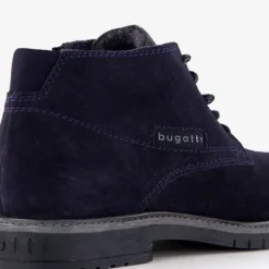 Bugatti Hoge suede heren veterschoenen blauw Discount