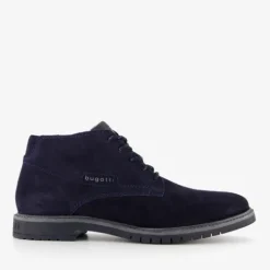 Bugatti Hoge suede heren veterschoenen blauw Discount