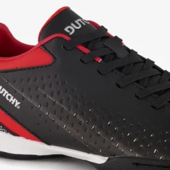 Dutchy IC kinder zaalschoenen zwart rood New