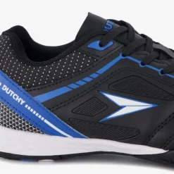 Dutchy IC kinder zaalschoenen zwart blauw Hot