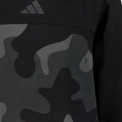Adidas J Camo FL HD kinder hoodie met camouflageprint zwart grijs Online