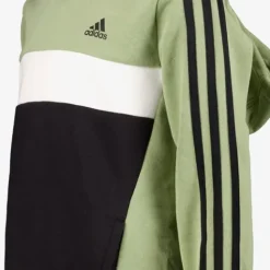 Adidas J 3S Tib kinder hoodie lichtgroen