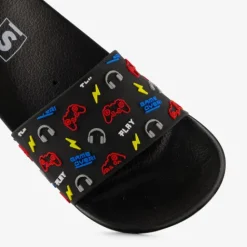 Scapino Jongens badslippers met game opdrukken