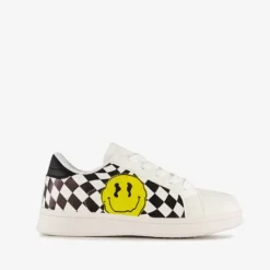 Blue Box Jongens chessboard sneakers met smiley Sale