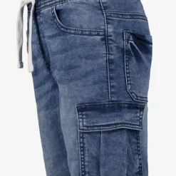 Unsigned Jongens denim cargo short blauw Sale