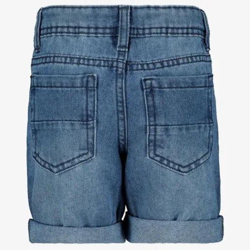 Unsigned Jongens denim short donkerblauw Sale