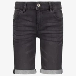 Unsigned Jongens denim short zwart Online