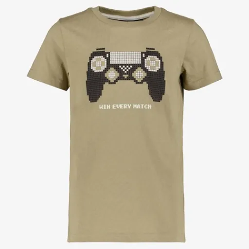 Unsigned Jongens game T-shirt groen Outlet
