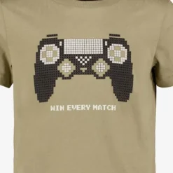 Unsigned Jongens game T-shirt groen Outlet