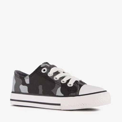 Scapino Jongens gympen met camouflageprint zwart grijs