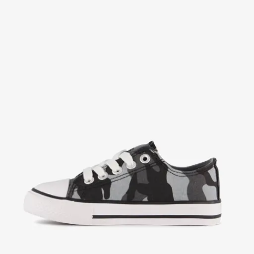 Scapino Jongens gympen met camouflageprint zwart grijs