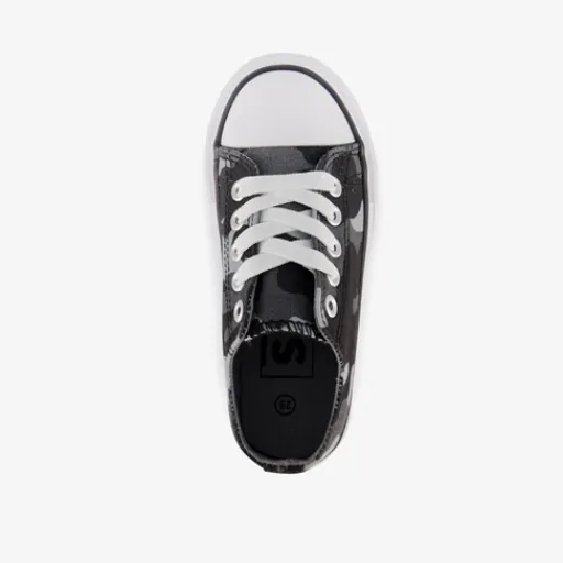 Scapino Jongens gympen met camouflageprint zwart grijs