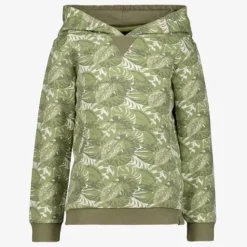 Unsigned Jongens hoodie met print groen