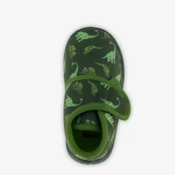 Thu!s Jongens pantoffels met dino groen