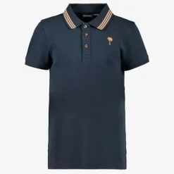 Unsigned Jongens polo donkerblauw Hot