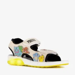 Pokemon Jongens sandalen met lichtjes geel Hot