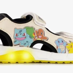 Pokemon Jongens sandalen met lichtjes geel Hot
