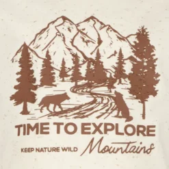 Unsigned Jongens shirt met lange mouwen en wolven beige Outlet