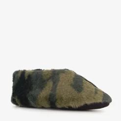 Thu!s Jongens sloffen groene camouflage Discount