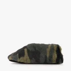Thu!s Jongens sloffen groene camouflage Discount