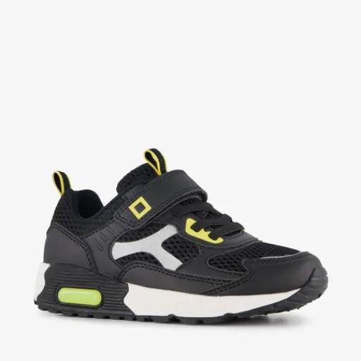 Blue Box Jongens sneakers met airzool zwart geel Outlet