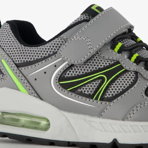 Blue Box Jongens sneakers met airzool grijs groen Best