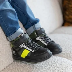 Blue Box Jongens sneakers zwart groen Outlet