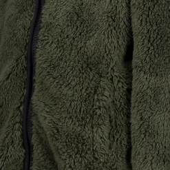 Unsigned Jongens teddy vest donkergroen New