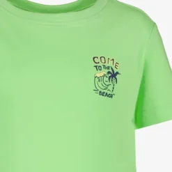 TwoDay Jongens T-shirt met backprint groen Online