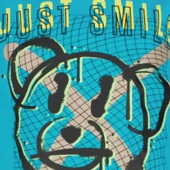 Unsigned Jongens T-shirt met beer blauw Outlet