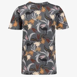 Unsigned Jongens T-shirt met kamelen grijs