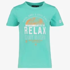 TwoDay Jongens T-shirt met opdruk blauw Clearance