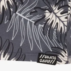 Unsigned Jongens T-shirt met palmbladeren blauw Best