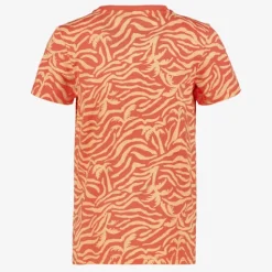 Unsigned Jongens T-shirt met print oranje Outlet