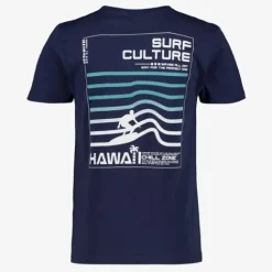 TwoDay Jongens T-shirt met surf opdruk blauw Discount