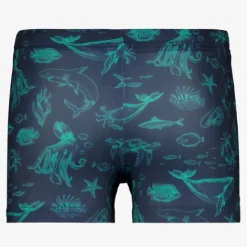 Osaga Jongens zwembroek blauw met zeedieren