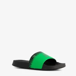 Minecraft Kinder badslippers zwart groen Best