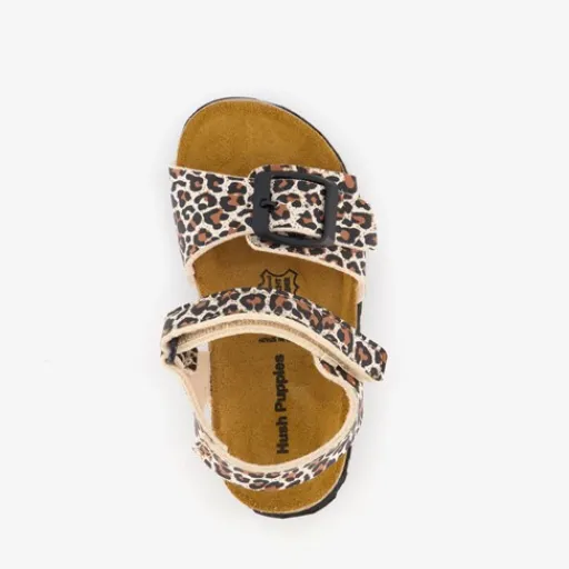 Hush Puppies Kinder bio sandalen met panterprint