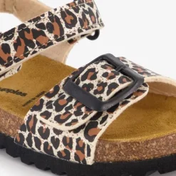 Hush Puppies Kinder bio sandalen met panterprint