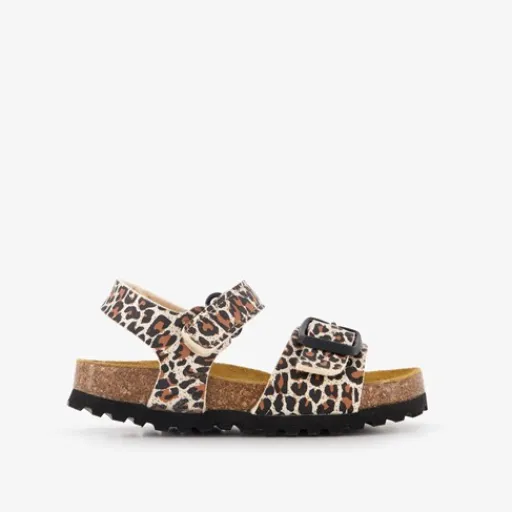 Hush Puppies Kinder bio sandalen met panterprint