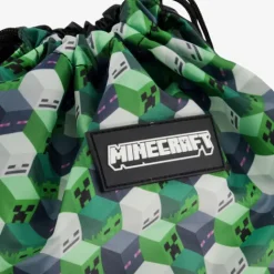 Minecraft Kinder gymtas zwart groen