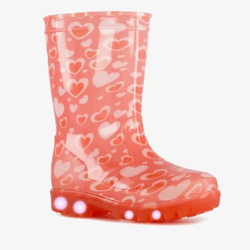 Scapino Kinder hartjes regenlaarzen met lichtjes Clearance