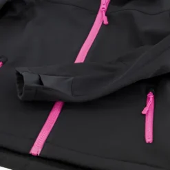 Mountain Peak Kinder outdoor softshell jas zwart Discount