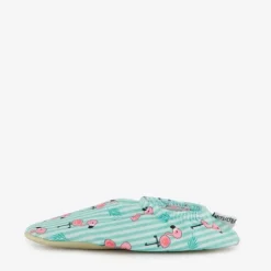 Slipstop Kinder schoenen blauw met flamingo Clearance
