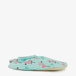 Slipstop Kinder schoenen blauw met flamingo Clearance